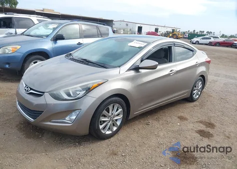 2014 Hyundai Elantra Se from USA, damaged, VIN 5NPDH4AE4EH535631